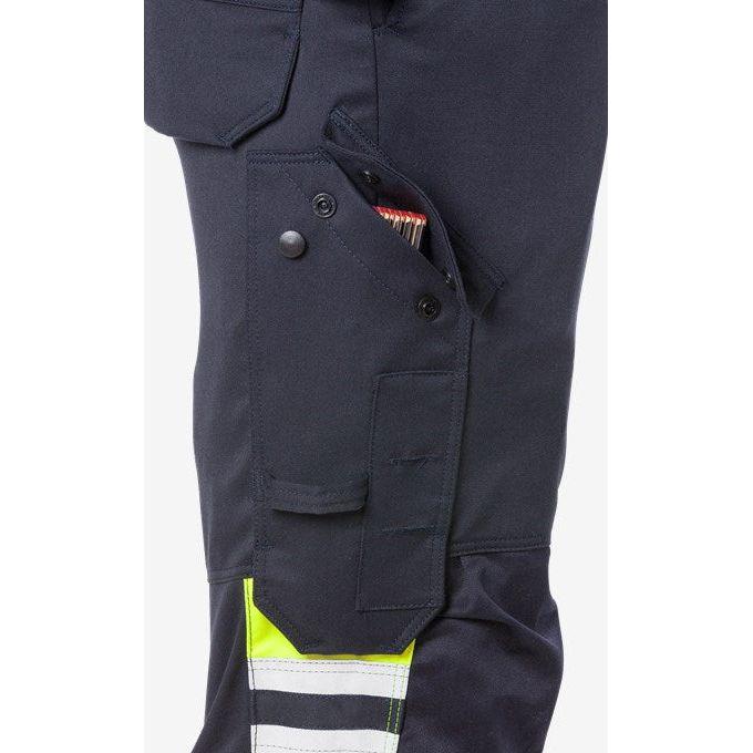 Kansas FLAMESTAT HI VIS STRETCH BUKSER KL.1 2162 - Sikkerhedsgiganten
