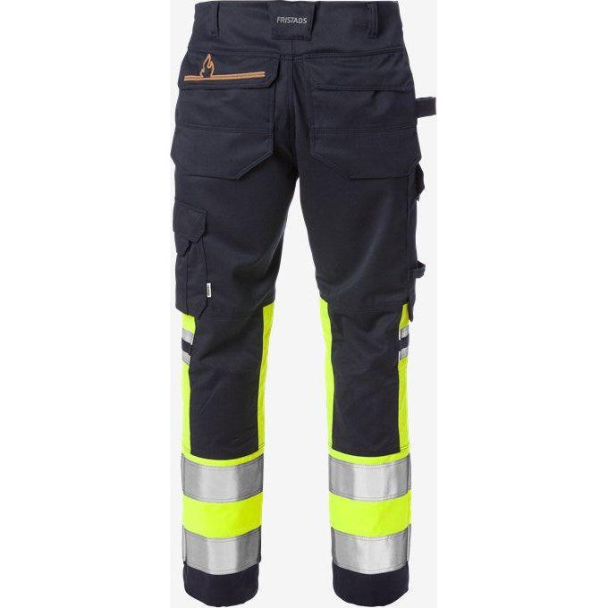Kansas FLAMESTAT HI VIS STRETCH BUKSER KL.1 2162 - Sikkerhedsgiganten
