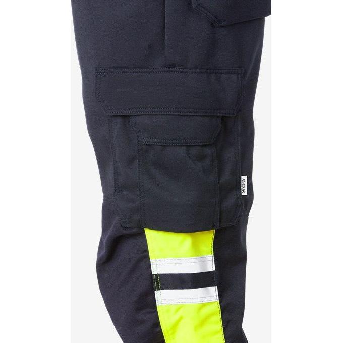Kansas FLAMESTAT HI VIS STRETCH BUKSER KL.1 2162 - Sikkerhedsgiganten