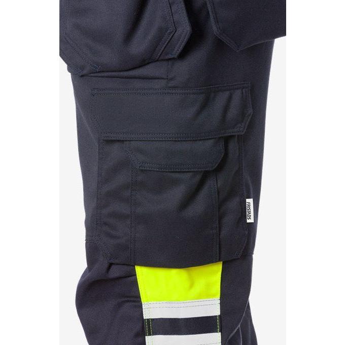 Kansas FLAMESTAT HI VIS STRETCH HÅNDVÆRKERBUKSER KL.1 2163 - Sikkerhedsgiganten
