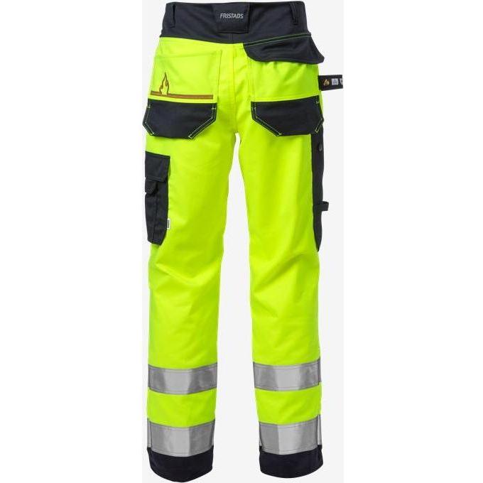 Kansas FLAMESTAT HI VIS STRETCH HÅNDVÆRKERBUKSER KL.2 2167 - Sikkerhedsgiganten