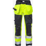 Kansas FLAMESTAT HI VIS STRETCH HÅNDVÆRKERBUKSER KL.2 2167 - Sikkerhedsgiganten