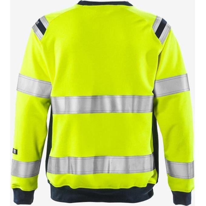 Kansas Flamestat Hi Vis sweatshirt kl.3 7076 109428 - Sikkerhedsgiganten