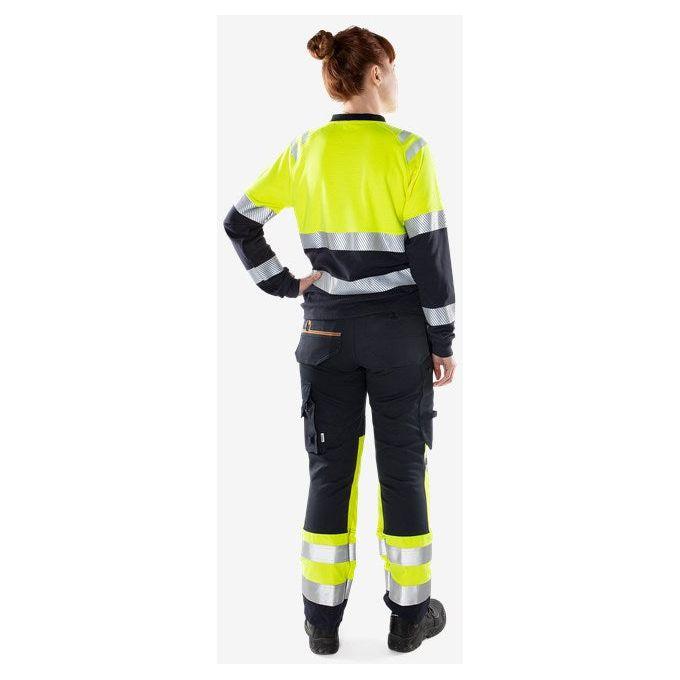 Kansas FLAMESTAT HIGH VIS LANGÆRMET T - SHIRT DAME KL.1 7108 TFL - Sikkerhedsgiganten