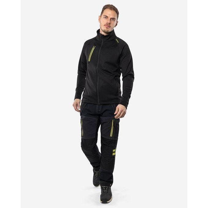 Kansas Gen Y Polartec® Fleecejakke 4870 - Sort - Sikkerhedsgiganten
