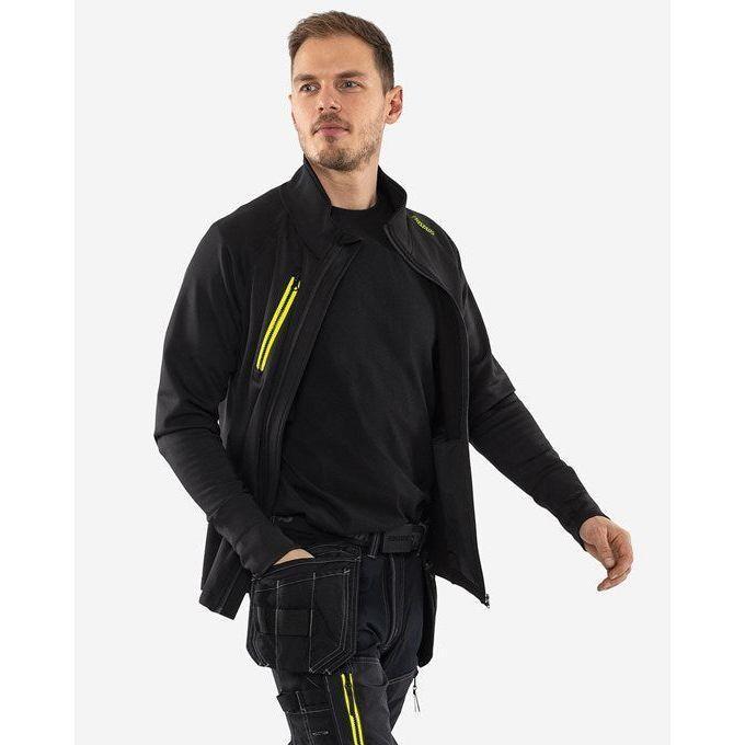 Kansas Gen Y Polartec® Fleecejakke 4870 - Sort - Sikkerhedsgiganten