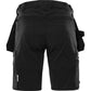 Kansas håndværker stretch shorts 2598 LWS Sort - Sikkerhedsgiganten