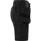 Kansas håndværker stretch shorts 2598 LWS Sort - Sikkerhedsgiganten
