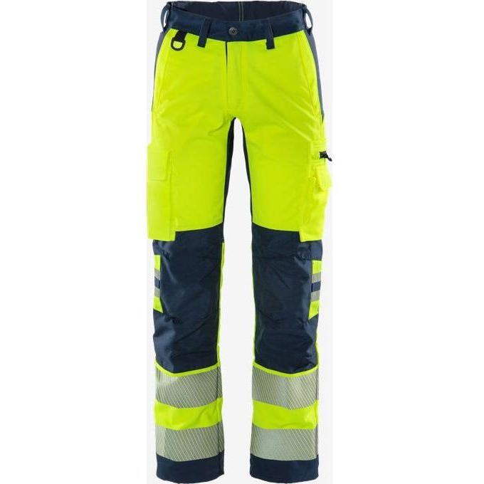 Kansas Hi Vis bukser kl. 2, Flexforce HV. gul/mari - Sikkerhedsgiganten