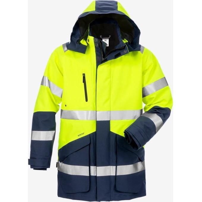 Kansas Hi Vis GORE - TEX® vinterparka, kl.3 4989 - Sikkerhedsgiganten