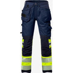 Kansas HI VIS HÅNDVÆRKER STRETCH BUKSER KL.1 2706 - Sikkerhedsgiganten