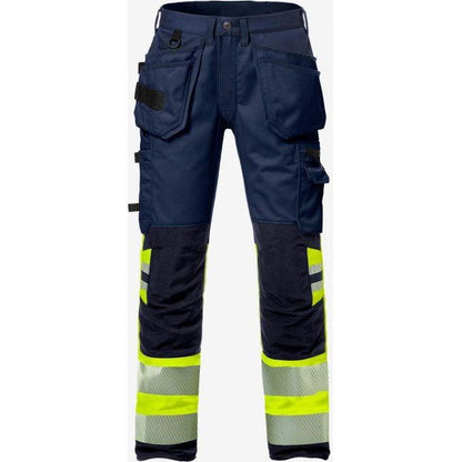 Kansas HI VIS HÅNDVÆRKER STRETCH BUKSER KL.1 2706 - Sikkerhedsgiganten