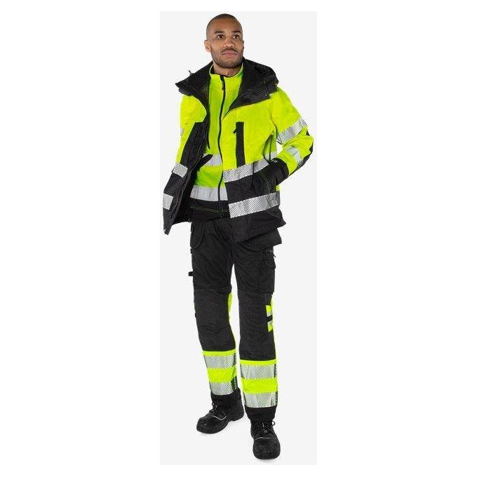 Kansas HI VIS HÅNDVÆRKER STRETCH BUKSER KL.1 2706 - Sikkerhedsgiganten
