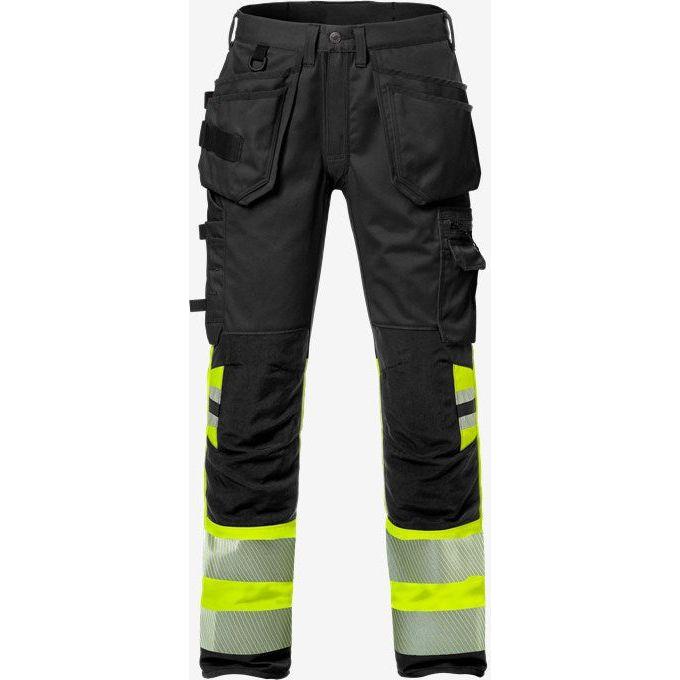 Kansas HI VIS HÅNDVÆRKER STRETCH BUKSER KL.1 2706 - Sikkerhedsgiganten