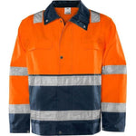 Kansas HI - VIS jakke kl.3 orange/marineblå 100001 - 271 - Sikkerhedsgiganten