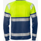Kansas Hi Vis langærmet t - shirt kl.1 7519 - Sikkerhedsgiganten