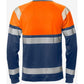 Kansas Hi Vis langærmet t - shirt kl.1 7519 - Sikkerhedsgiganten