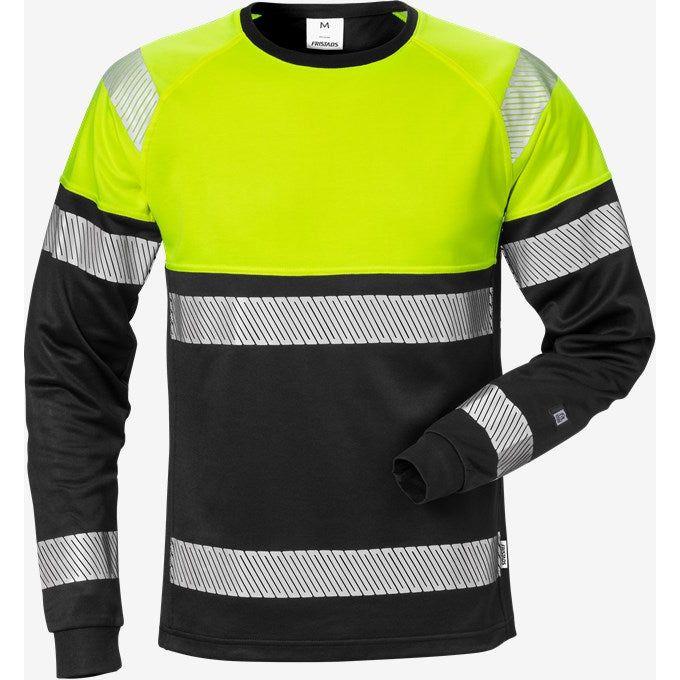 Kansas Hi Vis langærmet t - shirt kl.1 7519 - Sikkerhedsgiganten