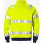 Kansas Hi Vis lynlås sweatshirt kl.3 728 - Sikkerhedsgiganten