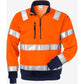 Kansas Hi Vis lynlås sweatshirt kl.3 728 - Sikkerhedsgiganten