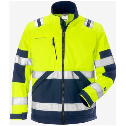Kansas HI VIS SOFTSHELLJAKKE KL.2 4083 - Sikkerhedsgiganten