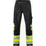 Kansas Hi Vis stretch bukser kl 1 2705 - Sikkerhedsgiganten