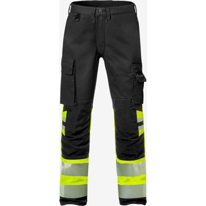 Kansas Hi Vis stretch bukser kl 1 2705 - Sikkerhedsgiganten