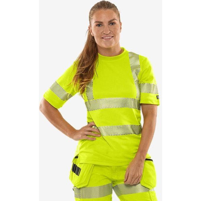 Kansas HI VIS T - SHIRT DAME KL.2 7458 - Sikkerhedsgiganten
