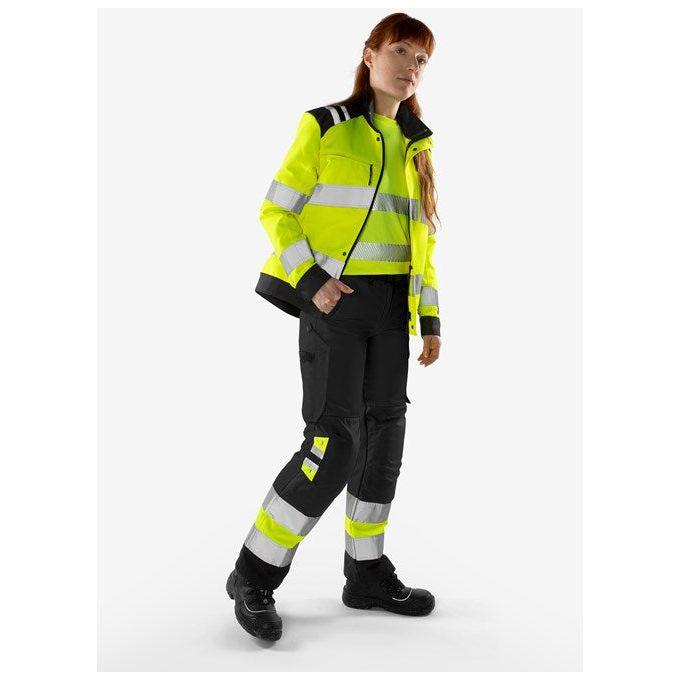 Kansas HIVIS GREEN BUKSER DAME KL.1 2652 GPLU - Sikkerhedsgiganten