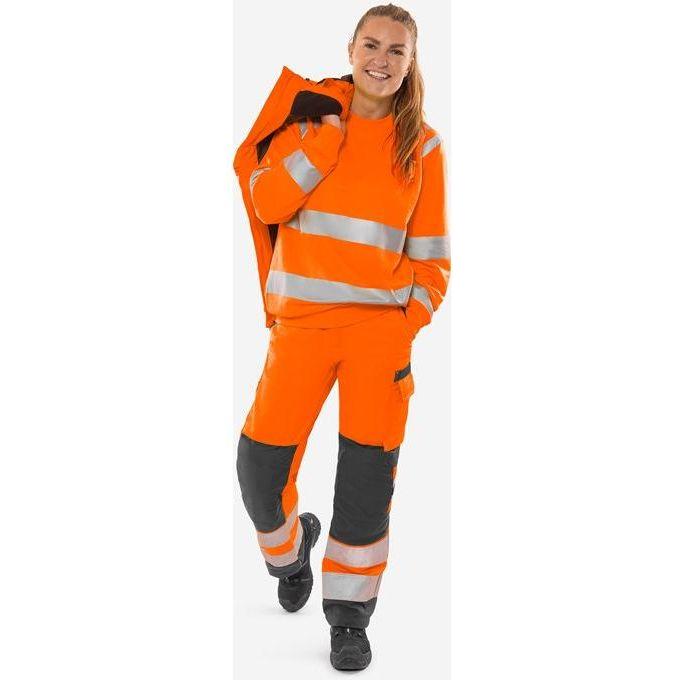 Kansas HIVIS GREEN BUKSER DAME KL.2 2642 GPLU - Sikkerhedsgiganten