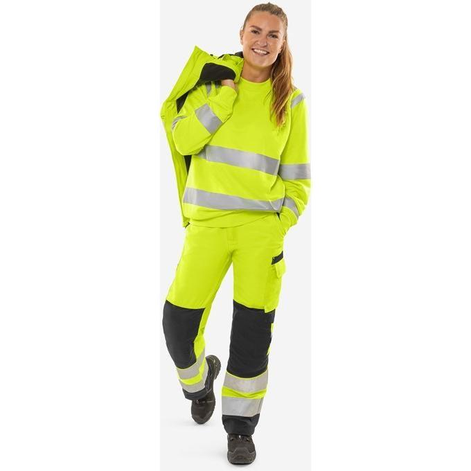 Kansas HIVIS GREEN BUKSER DAME KL.2 2642 GPLU - Sikkerhedsgiganten