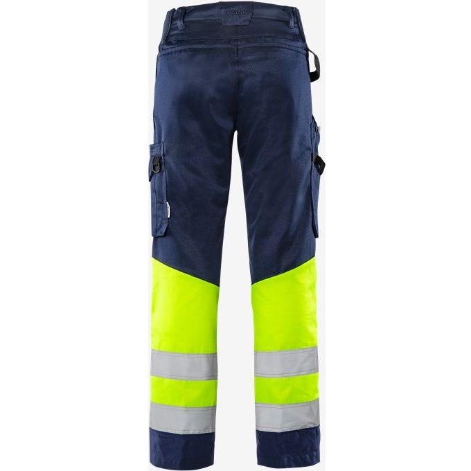 Kansas HiVis Green bukser kl.1. 2649 GPLU - Sikkerhedsgiganten