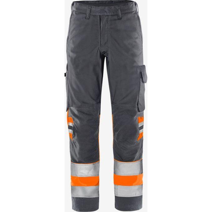 Kansas HiVis Green bukser kl.1. 2649 GPLU - Sikkerhedsgiganten