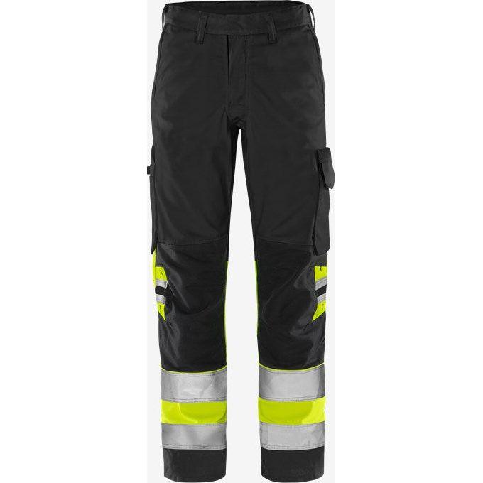 Kansas HiVis Green bukser kl.1. 2649 GPLU - Sikkerhedsgiganten