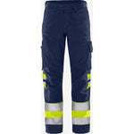 Kansas HiVis Green bukser kl.1. 2649 GPLU - Sikkerhedsgiganten