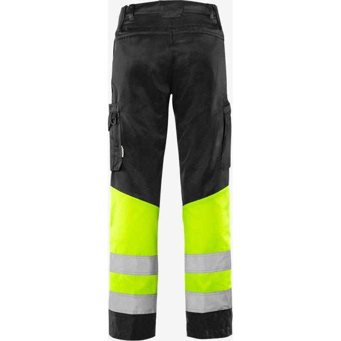 Kansas HiVis Green bukser kl.1 2668 GPLU - Sikkerhedsgiganten