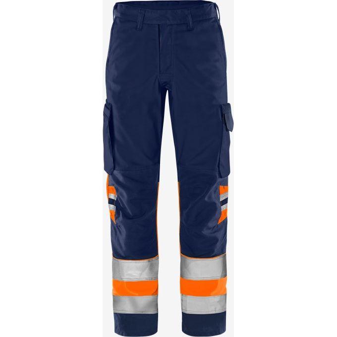 Kansas HiVis Green bukser kl.1 2668 GPLU - Sikkerhedsgiganten