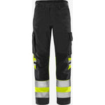 Kansas HiVis Green bukser kl.1 2668 GPLU - Sikkerhedsgiganten