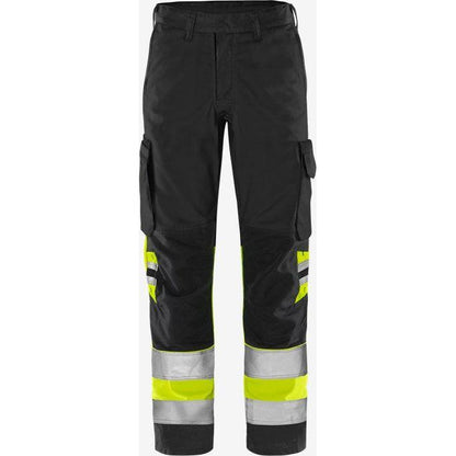 Kansas HiVis Green bukser kl.1 2668 GPLU - Sikkerhedsgiganten