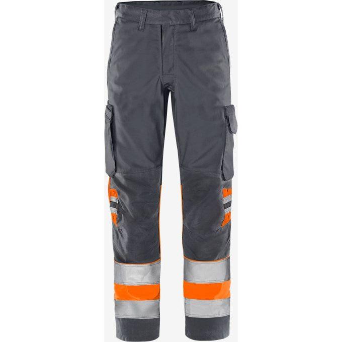 Kansas HiVis Green bukser kl.1 2668 GPLU - Sikkerhedsgiganten