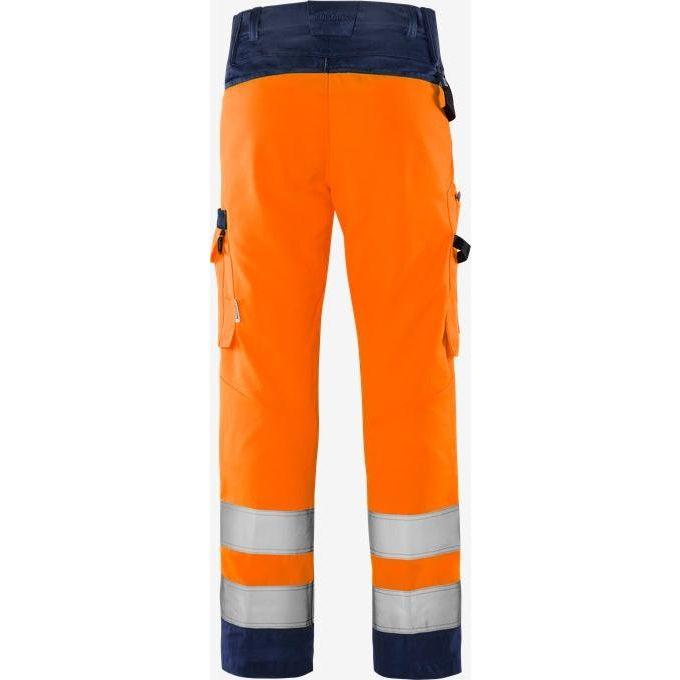 Kansas HiVis Green bukser kl.2 2651 GPLU - Sikkerhedsgiganten