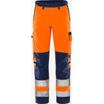 Kansas HiVis Green bukser kl.2 2651 GPLU - Sikkerhedsgiganten