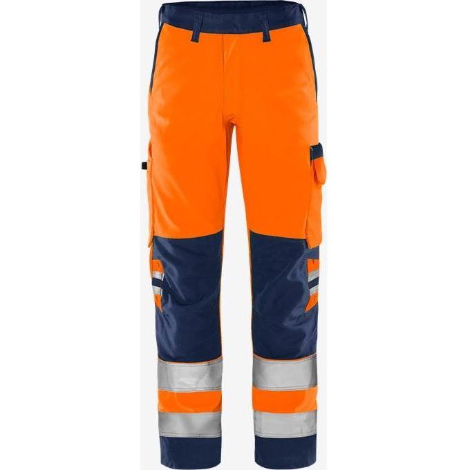 Kansas HiVis Green bukser kl.2 2651 GPLU - Sikkerhedsgiganten