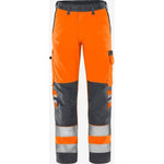 Kansas HiVis Green bukser kl.2 2651 GPLU - Sikkerhedsgiganten