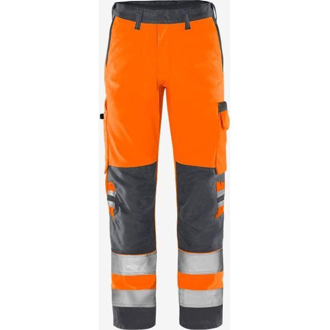 Kansas HiVis Green bukser kl.2 2651 GPLU - Sikkerhedsgiganten