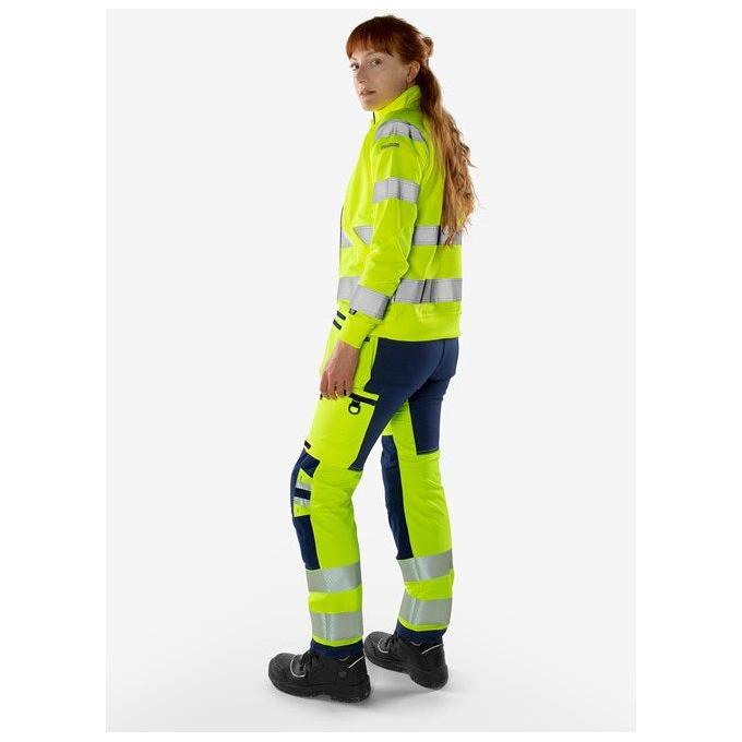 Kansas HIVIS GREEN HÅNDVÆRKER STRETCHBUKS DAME KLASSE 2 2664 GSTP - Sikkerhedsgiganten