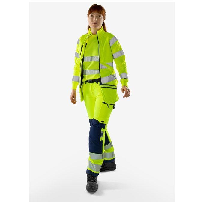 Kansas HIVIS GREEN HÅNDVÆRKER STRETCHBUKS DAME KLASSE 2 2664 GSTP - Sikkerhedsgiganten