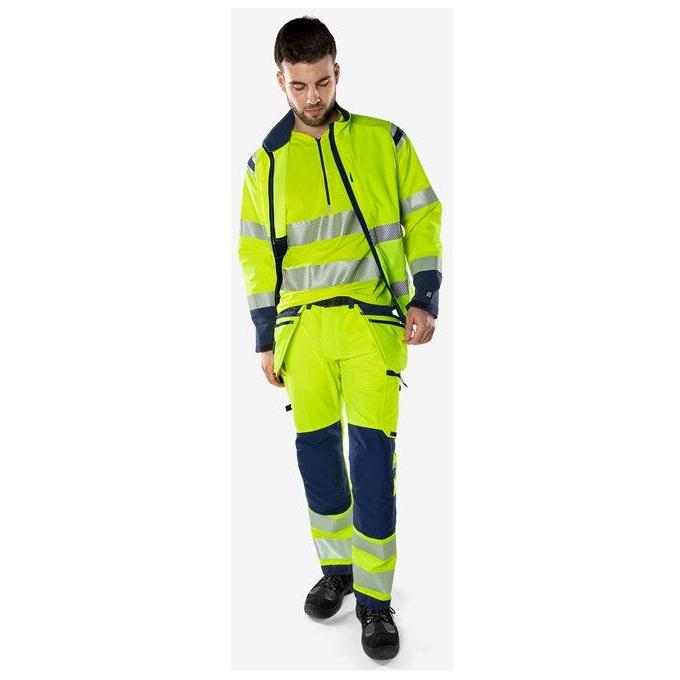 Kansas HIVIS GREEN HÅNDVÆRKER STRETCHBUKS KLASSE 2 2644 GSTP - Sikkerhedsgiganten