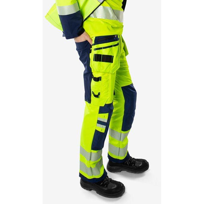 Kansas HIVIS GREEN HÅNDVÆRKER STRETCHBUKS KLASSE 2 2644 GSTP - Sikkerhedsgiganten