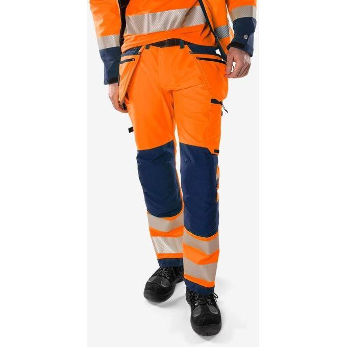 Kansas HIVIS GREEN HÅNDVÆRKER STRETCHBUKS KLASSE 2 2644 GSTP - Sikkerhedsgiganten